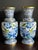Late 20th Century Rare Pair of Large Chinese Ming Style Blue and White Cloisonné Vases For Sale - Image 5 of 12