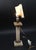 Alabaster Vintage Art Decò Alabaster Table Lamp For Sale - Image 8 of 13