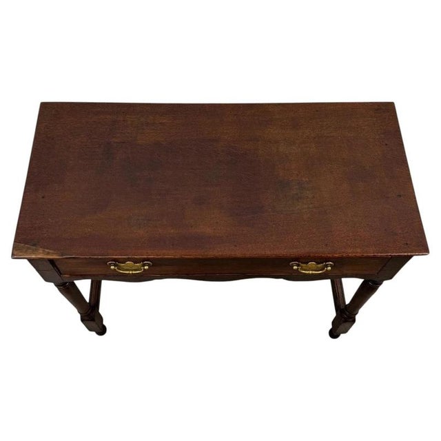 Antique English Oak Side Table, 1700s For Sale - Image 4 of 12