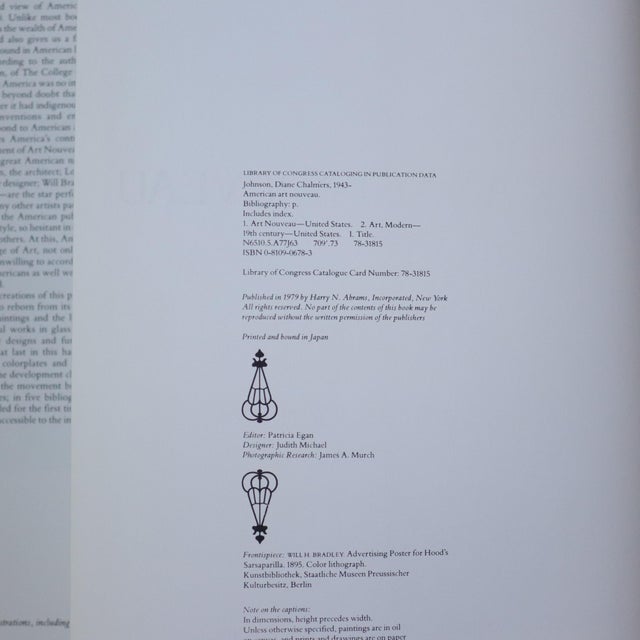 Glass 1979 “American Art Nouveau” by Diane Chalmers Johnson First Edition For Sale - Image 7 of 14