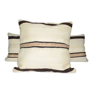 Turkish Hemp Cushion Cover - A Pair For Sale