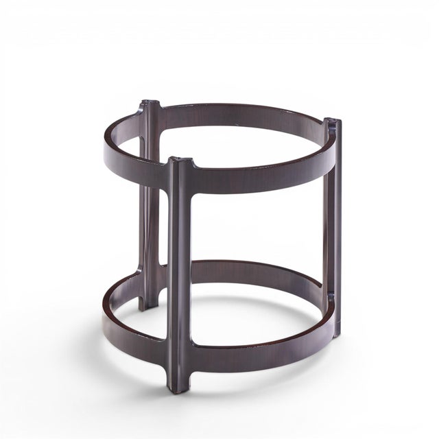 Roger Sprunger for Dunbar Mid Century Mahogany and Glass Top Side Table This side table measures: 20.75 wide x 20.75 deep...