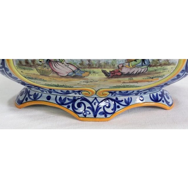 Earthenware Planter with Decoration, Early 20th Century For Sale - Image 12 of 18