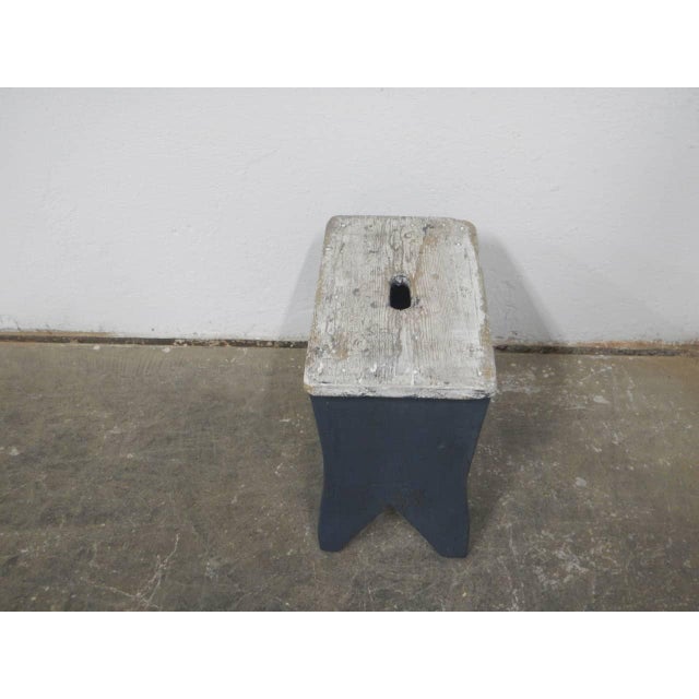 Industrial Fir Stool, 1960s For Sale - Image 4 of 11