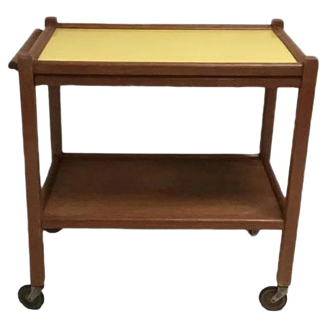 Mid-Century Dutch Oak Trolley For Sale