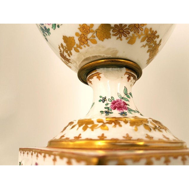 19th Century Italian White Crater Vases, Set of 2 For Sale - Image 3 of 5