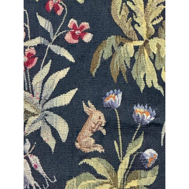 Textile Vintage French Handwoven Aubusson Tapestry, 1920s For Sale - Image 7 of 18