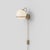 Glass Model 237/1 Lamp with Switch and Champagne Mount by Gino Sarfatti for Astep For Sale - Image 3 of 13