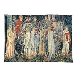 Arming and Departure Loom Woven Tapestry - 135 X 195 Cm (4'5" X 6'5") - Requires Rod Size 5 For Sale