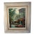 Mid 20th Century Paris Flower Market Oil Painting For Sale
