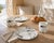 Prouna Marble Venice Fog Fine Bone China Coffee Cups and Plates, Set of 4 For Sale In Palm Springs - Image 6 of 6