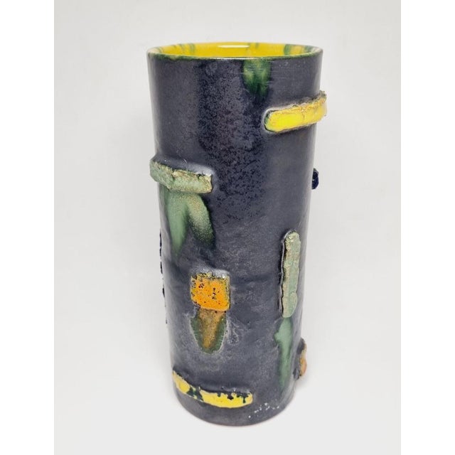 Ceramic Vase with Geometric Decoration, 1960s For Sale - Image 14 of 14