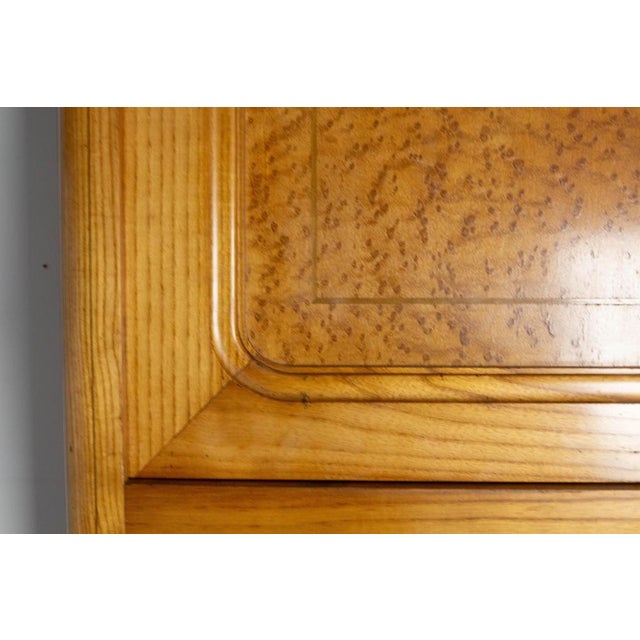 Art Nouveau French Dressing Armoire Beveled Mirror, 1920 For Sale - Image 16 of 18