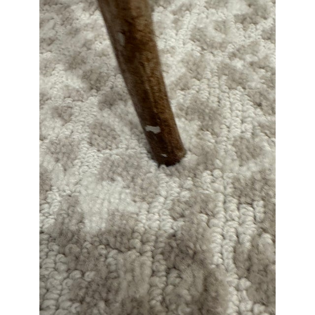 Champagne Faux Bamboo/Faux Bois Heavy Metal Nesting Tables by Century Furniture For Sale - Image 8 of 9