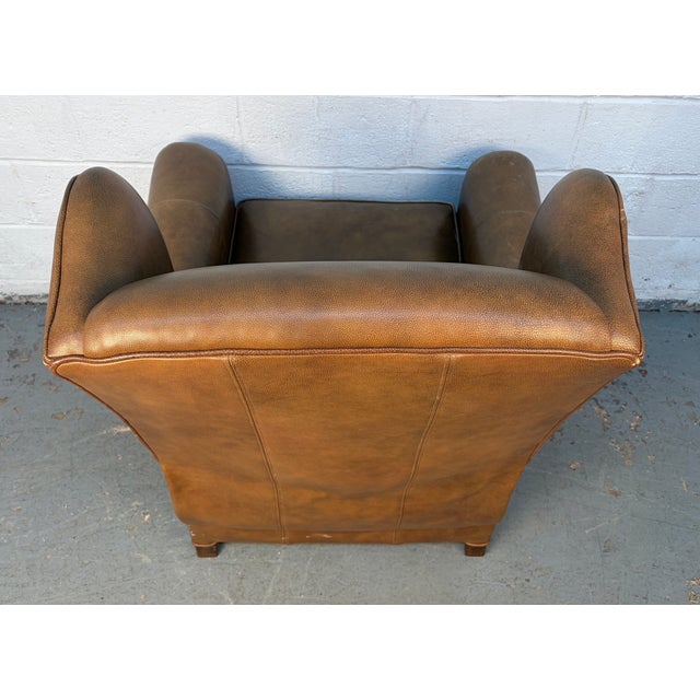 Late 20th Century Wing-Backed Reclining Lounge Chair For Sale - Image 13 of 14
