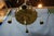 Antique Victorian Brass 4 Light Parlor Drop Pendant Light Chandelier 43" For Sale - Image 4 of 11