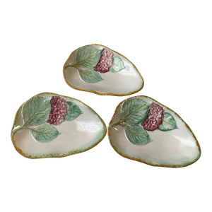 Vintage Italian Hand Painted Plate Set of 3