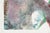 1990s Magenta and Teal Abstracted Figurative Textured Monoprint by David Stephens For Sale In Monterey, CA - Image 6 of 9