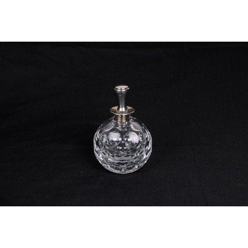 Early 20th Century Hawkes Crystal & Sterling Perfume Bottle For Sale - Image 9 of 11