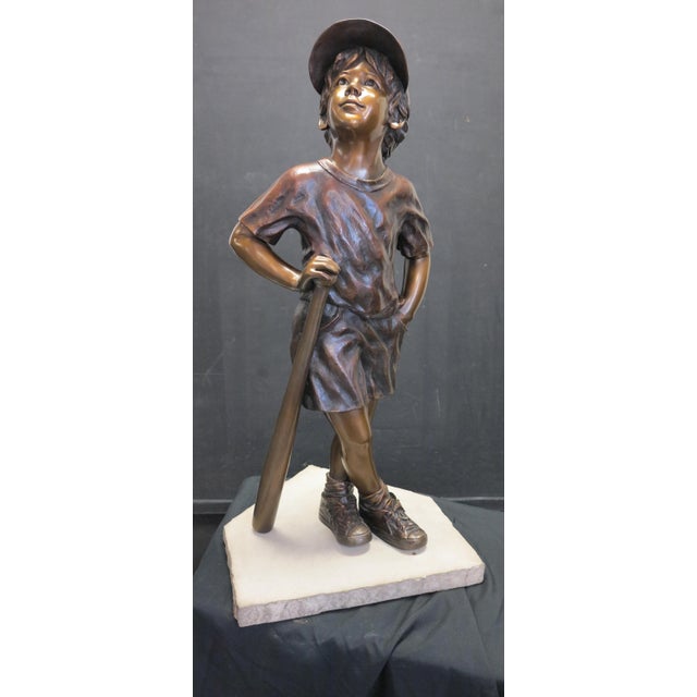 Realism Georgene McGonagle "High Hopes" Signed Limited Edition Bronze Sculpture For Sale - Image 3 of 8