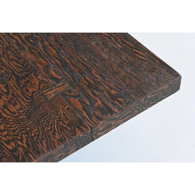 Mid-Century Brutalist Square Coffee Table, France, 1970s For Sale - Image 9 of 18
