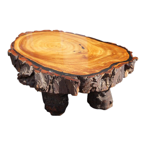 5ft Live Edge Redwood Coffee Table