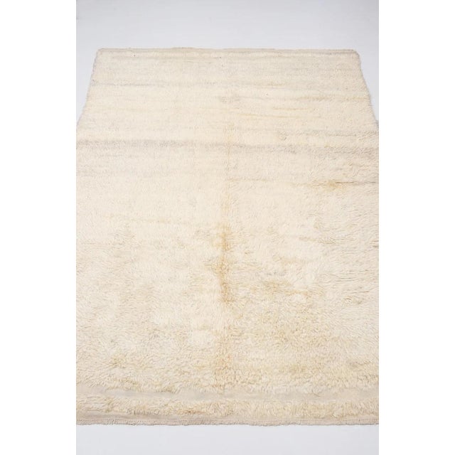 Vintage Zabihi Collection Turkish Mohair Rug For Sale - Image 4 of 9