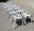 Plastic Vintage Set of 10 Mila Stacking Chairs by Siesta For Sale - Image 7 of 10
