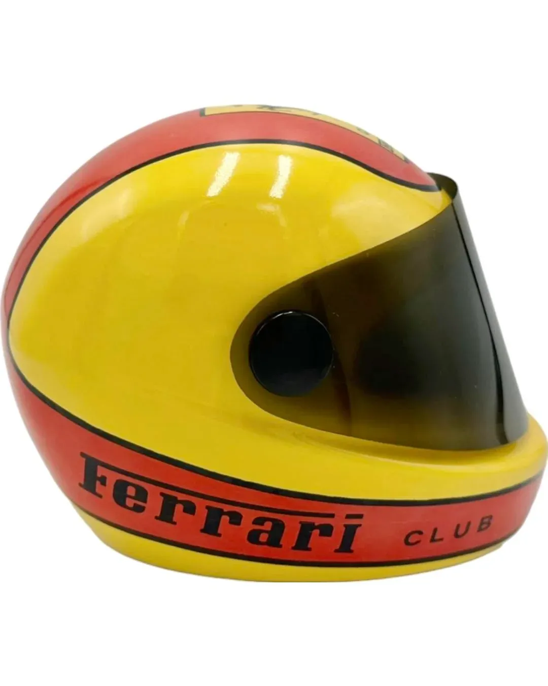 フェラーリ灰皿 Vintage Club Ferrari Helmet Ashtray Ceramic Sports Car Racing