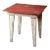 Vintage Rustic Painted Side Table For Sale