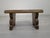 Brown Rustic Wooden Stool with Handle, 1962 For Sale - Image 8 of 10