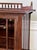 Art Nouveau Walnut Display or Music Cabinet With Beveled Glass and Easel Stand, C. 1910s For Sale - Image 14 of 17