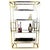 Vintage Brass and Chrome Wall Unit, 1970s For Sale - Image 14 of 14