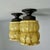 Art Deco Marbled Opaline & Burnished Brass Flush Mounts, Germany, 1930s, Set of 2 For Sale - Image 10 of 16
