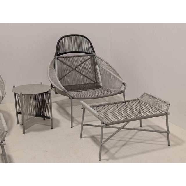 Traveler Outdoor Set in Rope from Roche Bobois, Set of 5 For Sale - Image 9 of 18