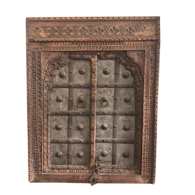 1820s Antique Indian Hand Carved Wood Window Door Or Coffee Table Top Salvaged From Fortress India Chairish