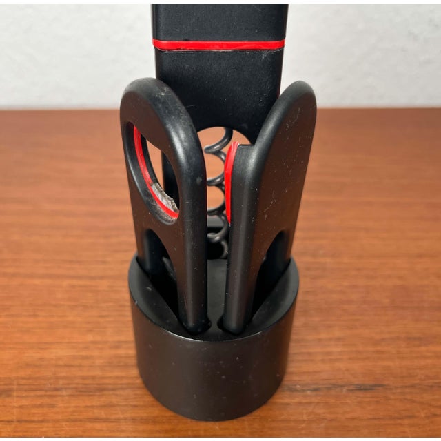 Postmodern Danish Red and Black Bottle Opener and Corkscrew Bar Set by Bjarne Bo for Ideas, Denmark, 1980s, Set of 4 For Sale - Image 6 of 16