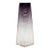 Early 20th Century Ludwig Moser Amethyst to Clear Cut Crystal Floral Vase For Sale