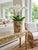 Vintage Hand-Painted Teak Wood Cachepot / Planter For Sale - Image 10 of 12