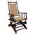 A handsome and well-crafted early 20th-century American rocking chair, constructed from beech and combining traditional...