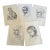 Mid 20th Century Old Master Art Drawings: Raphael, Leonardo, Rubens (Set of 5) - Unknown Artist For Sale