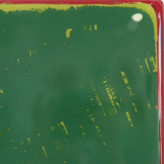 The Window 368 - Modern Shiny Resin Minimalist Earthy Cool Dual Tone Artwork by Ricky Hunt For Sale In Los Angeles - Image 6 of 9