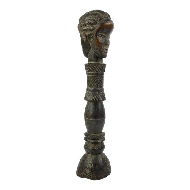 Early 20th Century Dan Figural Scepter Cote d'Ivoire MATTER COLLECTION For Sale