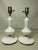 1950s Pair of Hobnail Milk Glass Lamps For Sale In San Francisco - Image 6 of 15