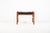 Black Vintage Danish Teak Ottoman by Hugo Frandsen for Spøttrup, Denmark, 1960s For Sale - Image 8 of 10