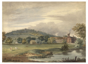 Alexander Monro, River Landscape with Mill, 1830s, Watercolour