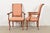 Baker Furniture French Provincial Louis XV Carved Walnut Armchairs or Dining Captain Chairs, Pair For Sale - Image 10 of 13