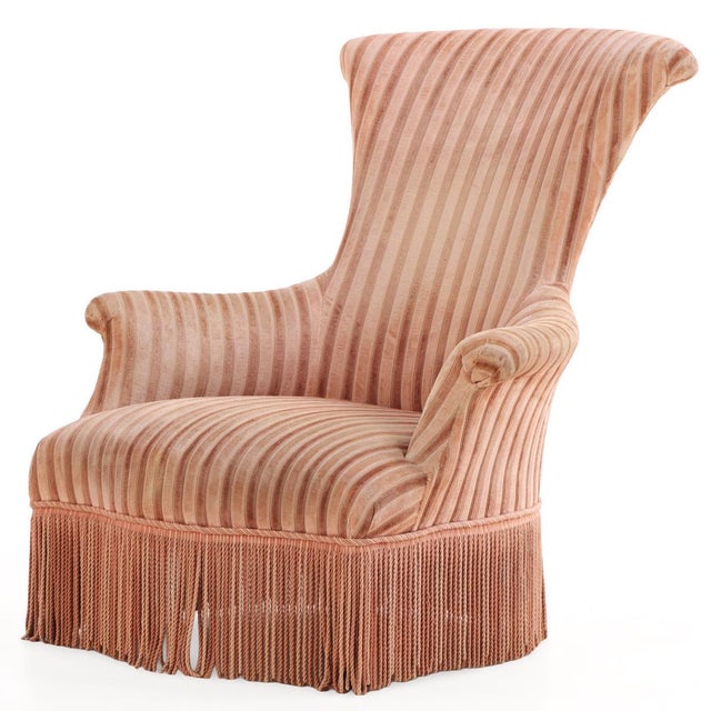 French Napoleon III Walnut Armchair, C. 1870. For Sale - Image 4 of 8