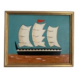 Contemporary Impressionist Style Seascape Painting on Canvas, Framed For Sale