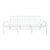 Brown Jordan Florentine Aluminum Outdoor Patio Sofa, White For Sale